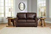 Prime Furniture - Ashley Furniture - Colleton Living Room - Sofa / Dark Brown - 5210738